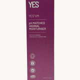The purple cardboard box for the vaginal moisturiser
