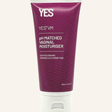 A purple tube of the YES lube vaginal moisturiser on a cream background