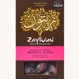 A 500g box of Fair Trade Jericho's Finest Zaytoun Palestinian  Medjoul Dates