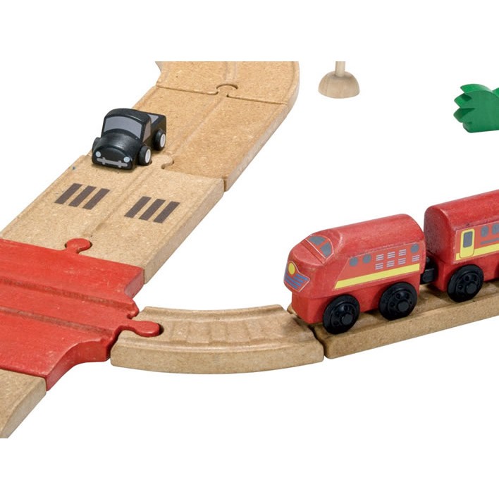 Plan Toys Road And Rail Set 52