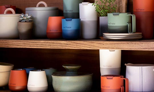 klean kanteen rise cups on shelf