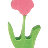 Figurine décorative fleur rose de Grimm