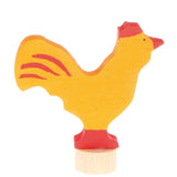 Grimm's Yellow Rooster Decorative Figure