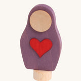 Figurine décorative cœur Matriochka de Grimm