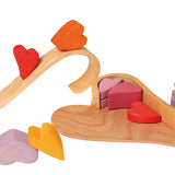 Grimm's Building Set Red Hearts
