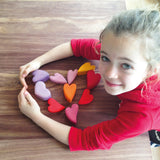 Grimm's Building Set Red Hearts