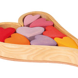 Grimm's Building Set Red Hearts