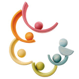 Grimm's Medium Pastel Rainbow (6 Pieces)