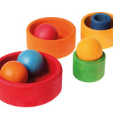 Grimm's Coloured Bowls (Outside Red)