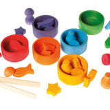 Jeu de tri des champignons arc-en-ciel de Grimm
