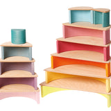 Grand arc-en-ciel pastel de Grimm (12 pièces)