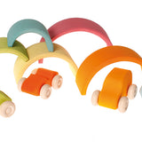 Grimm's Medium Pastel Rainbow (6 Pieces)
