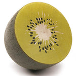 Erzi Half Kiwi Fruit Wooden Play Food on a white background