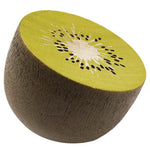 Erzi Half Kiwi Fruit Wooden Play Food on a white background