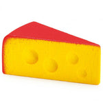 Erzi Edam Cheese Wooden Play Food on a white background