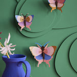  3D Wall Art. 3 decorative butterflies in shades of golds
