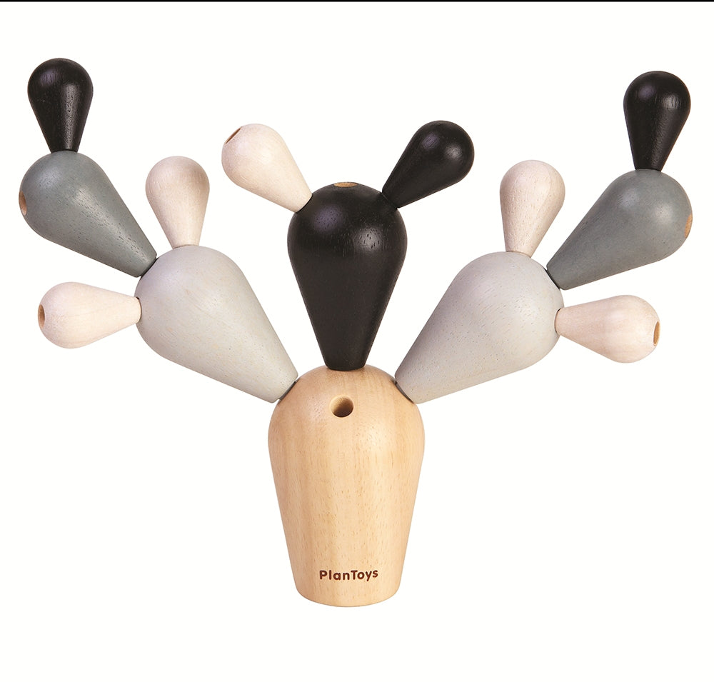 The PlanToys Special Edition Balancing Cactus on a plain background.