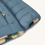The cuff of the reversible jacket