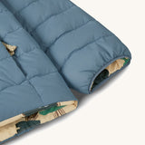 The cuff of the reversible jacket