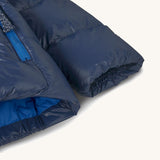 Patagonia Little Kids Hi-Loft Down Sweater Hoody Jacket - Barnacle Blue