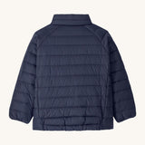 The back of the down jacket