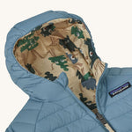 The Patagonia jacket showing the hood and detailing