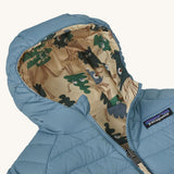 The Patagonia jacket showing the hood and detailing