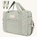 Avery Row Nappy Changing Bag - Sage with sage pram clips