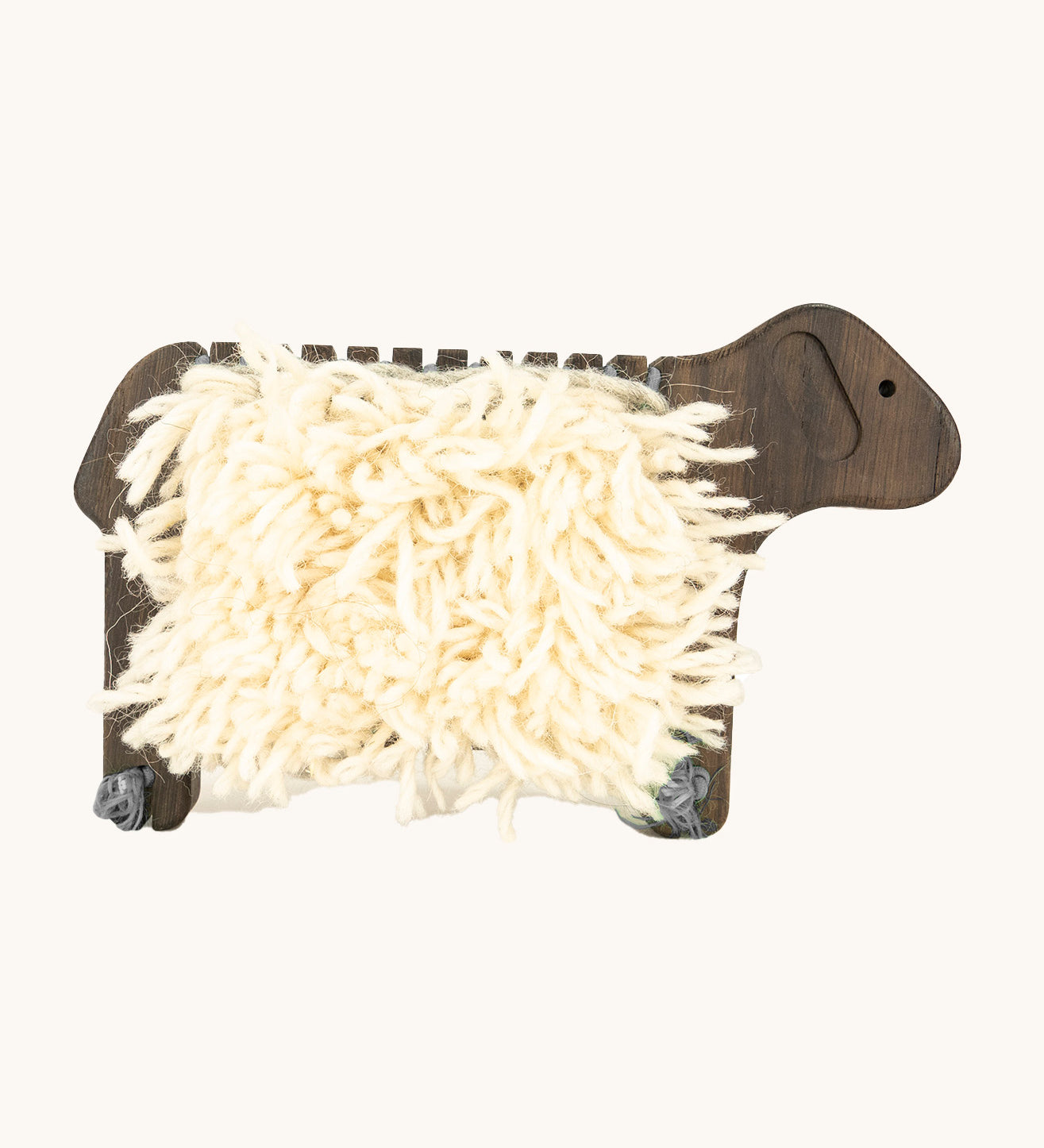 Bajo weaving sheep loom kit available at Babipur, made from black oak