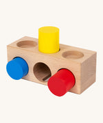 Bajo deep and shallow shape sorter puzzle set available at Babipur with the different tubes inside the shallow and deep holes