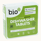 Bio-D dishwasher tablets available at Babipur. This comes in a 30 pack and presented in a green box