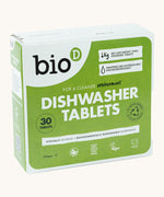 Bio-D dishwasher tablets available at Babipur. This comes in a 30 pack and presented in a green box