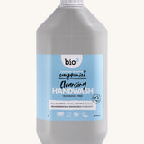 A 5L bottle of the Bio-D handwash in fragrance free available at Babipur. 