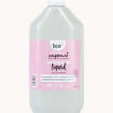 A 5L bottle of Bio-D Yorkshire pink grapefruit washing up liquid available at Babipur