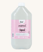 A 5L bottle of Bio-D Yorkshire pink grapefruit washing up liquid available at Babipur