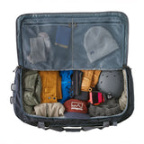The Patagonia Black Hole Duffel 100L filled with items to show how much can be carried