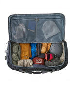 The Patagonia Black Hole Duffel 100L filled with items to show how much can be carried