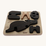 Bajo Puzzle & Sorter - Black Oak Triceratops