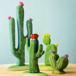 Bumbu Handmade and Hand painted Wooden Cacti