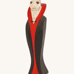 Bumbu Wooden Dracula The Vampire on a plain background.
