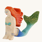 Bumbu wooden mermaid figure toy