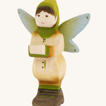 Bumbu Wooden Winged Elf on a plain background.