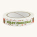 Merry Christmas paper tape on a cream background.