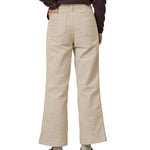 The pockets on the back of the Patagonia Women's Wide Leg Cord Pants - Pumice. Perfect for carrying a phone or notebook