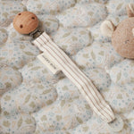 Avery Row Pacifier Holder - Stripe on Avery Row Nature Trail bedding