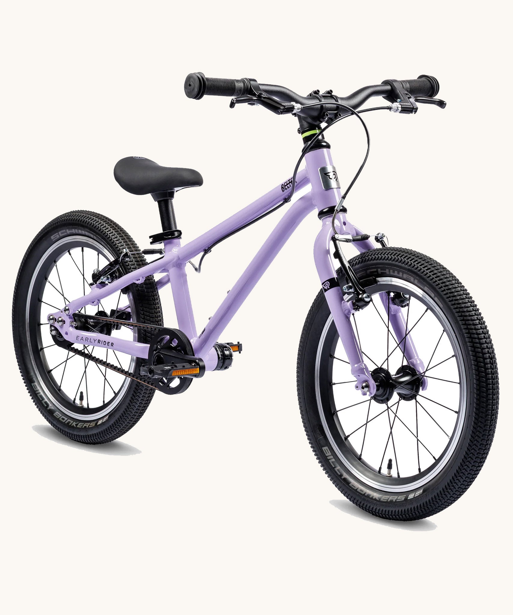 Early Rider Violet Haze Belter 16 inch wheel children's bike shown on a plain background