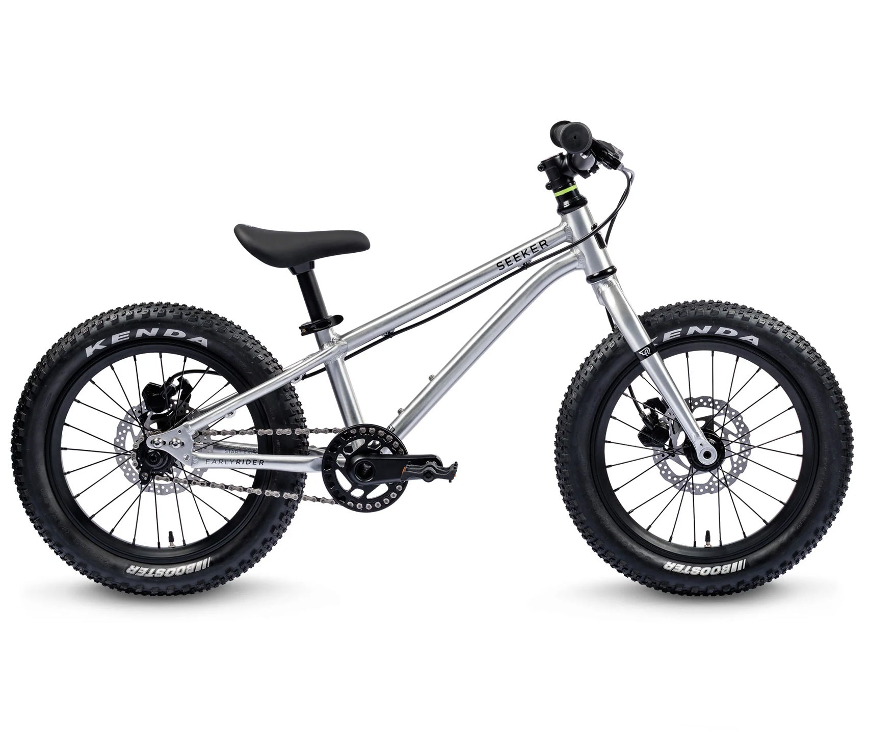 Early Rider Seeker 16 Inch wheel children's bike on a plain background