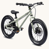 Early Rider Seeker 16 Inch wheel children's bike In the colour Sage Green on a plain background