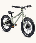Early Rider Seeker 16 Inch wheel children's bike In the colour Sage Green on a plain background