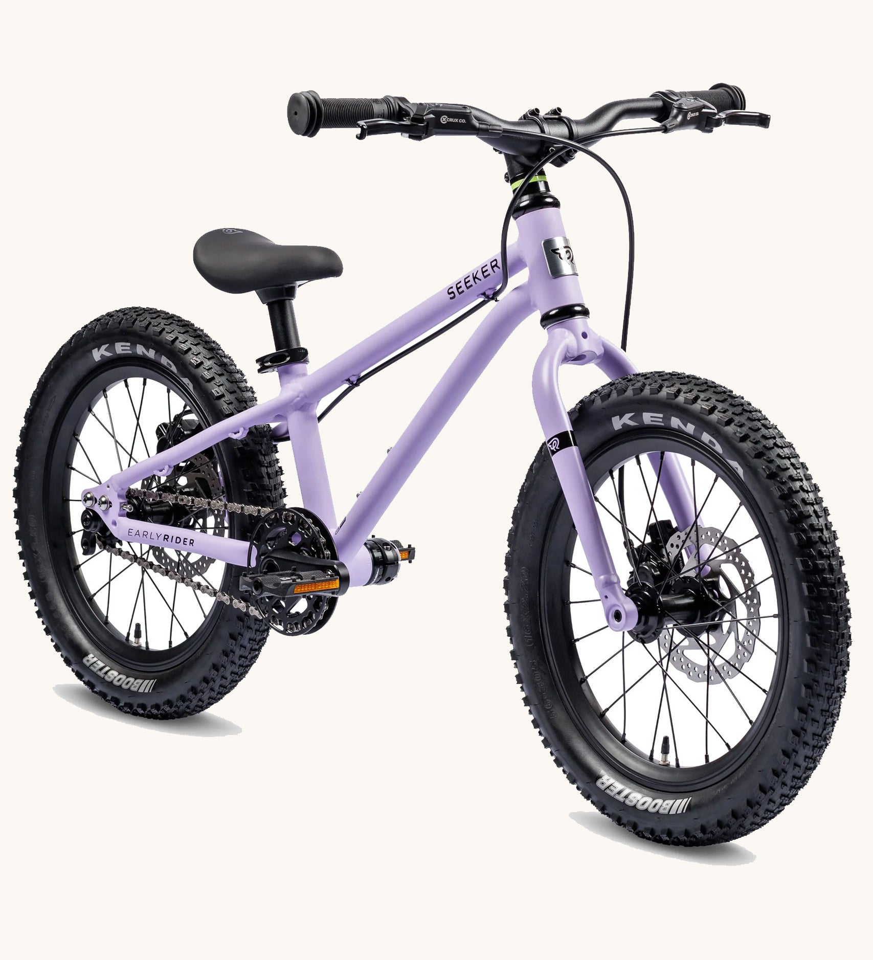 Early Rider Seeker 16 Inch wheel children's bike in the colour Violet Haze on a plain background